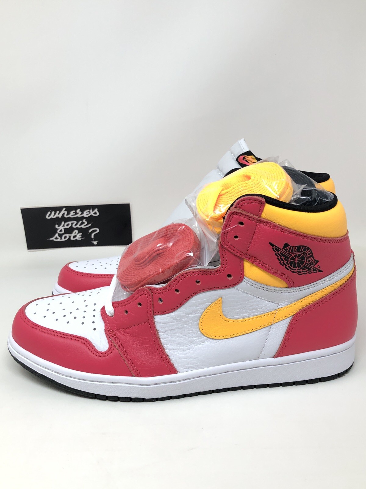 Nike Air Jordan l 1 One Light Fusion Red Size 10.5 Retro High OG 555088-603  | eBay
