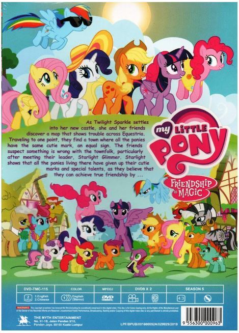 My Little Pony DVD: Friendship is Magic Season 4 5 6 7 8 9 All