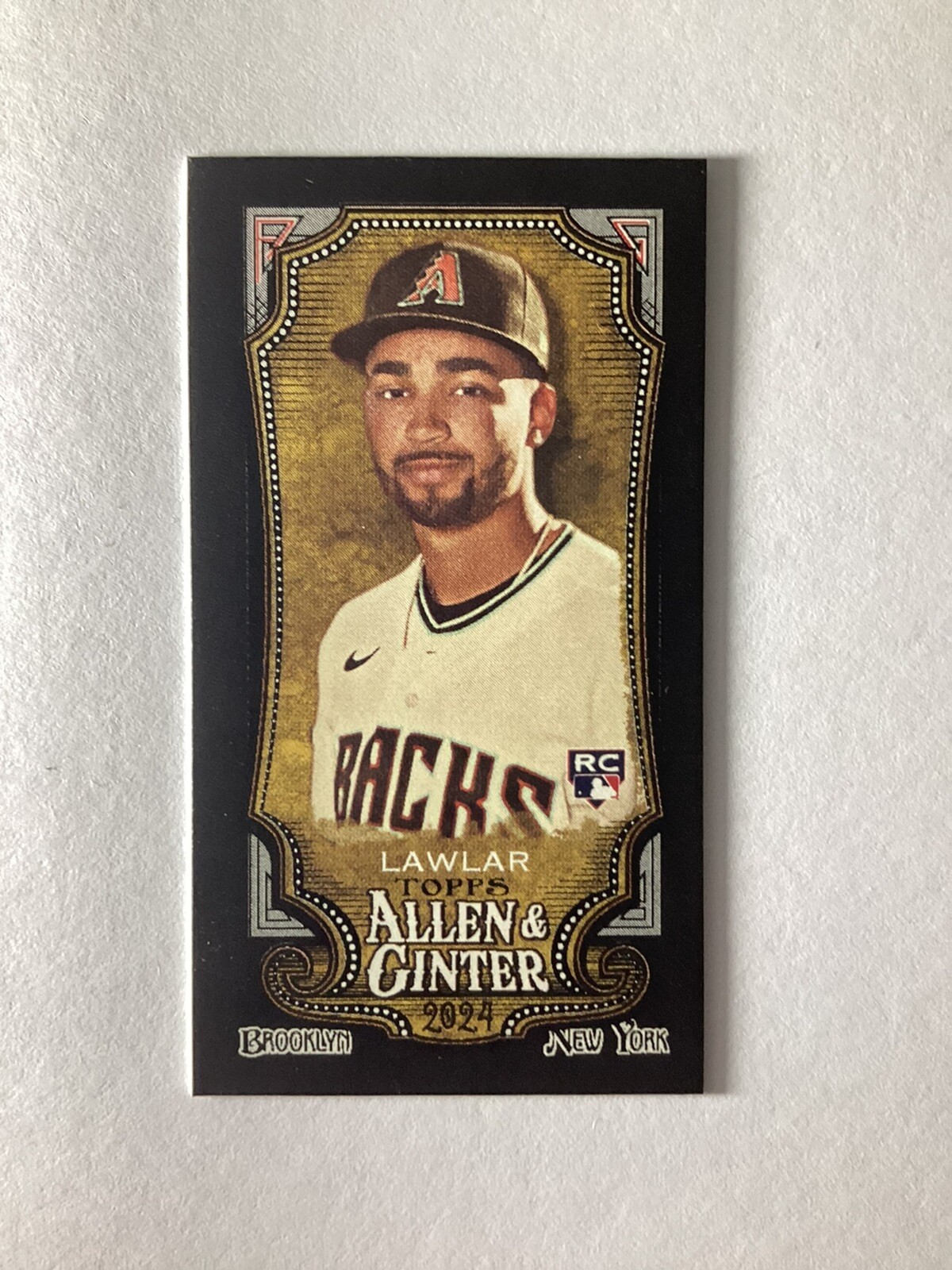 2024 Allen & Ginter  JORDAN LAWLAR  #99 - Mini Black Border -  Rookie