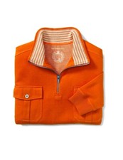 CUTTER AND BUCK ORANGE Viewlands 1/2 ZIP PULL...