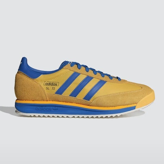 Кроссовки Adidas SL 72 RS, желтые/Синие - IE6526 Срочная доставка