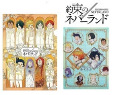 NEW The Promised Neverland A4 Clear File Folder & Pencil Board Official Japan
