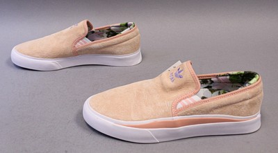 adidas suede slip on