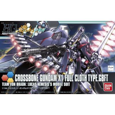 BANDAI HG Gundam 1/144 Crossbone Gundam X1 Full Cloth Type.GBFT