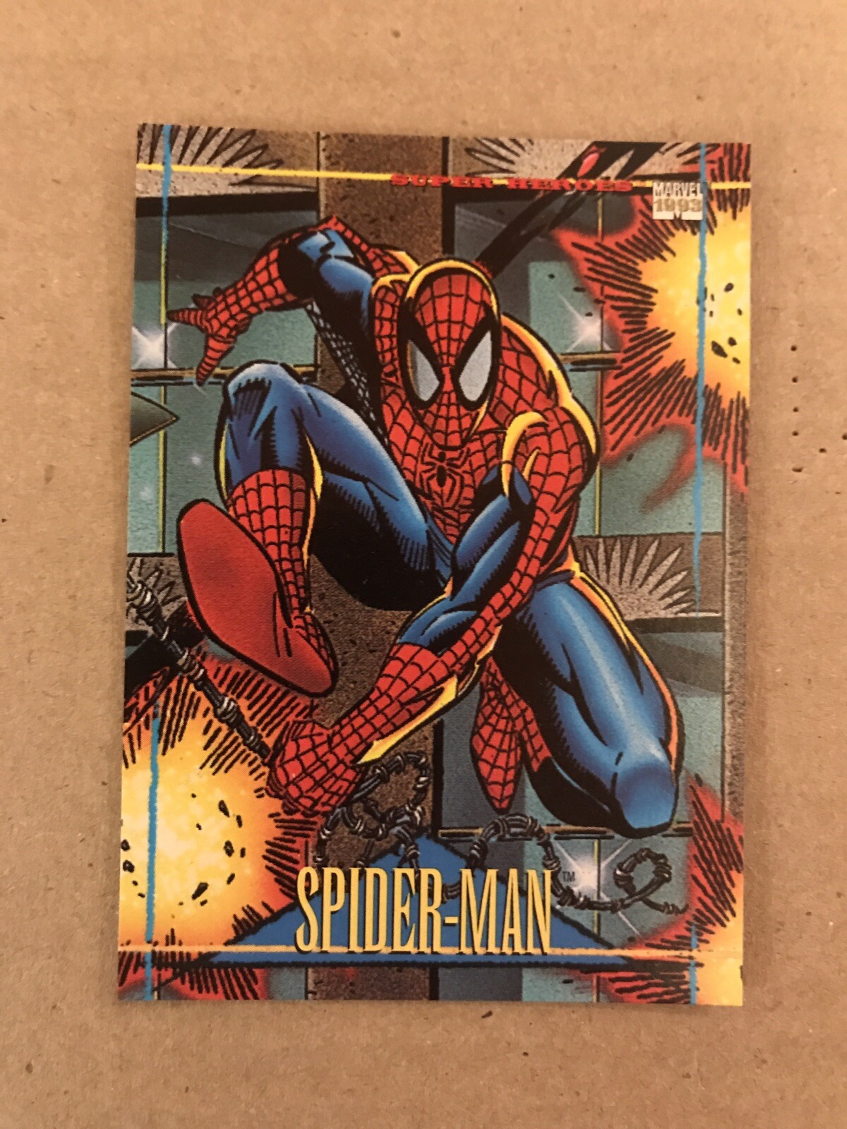1993 Marvel Trading Cards Spider-Man Card