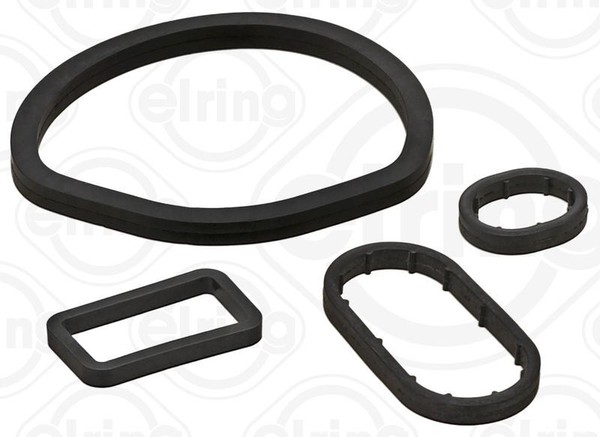 Elring 055.330 Dichtungssatz, ÖLfiltergehäUse FüR Chrysler MERCEDES-BENZ 55330-image