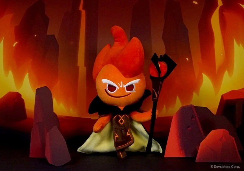Cookie Run MUST BUILD! Fire Spirit Cookie Doll Plush doll - Image 2 of 4