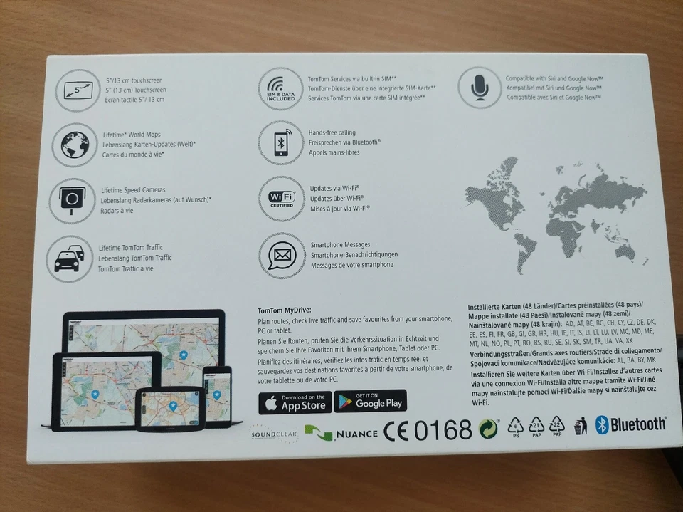 TomTom GO 5200 Navigations LEBENSLANG kostenlose Radare+Live Stau+Welt Maps NEU - Bild 3 von 4