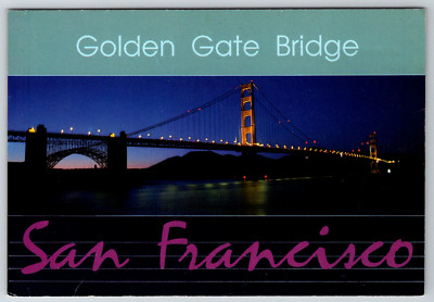 c1960s Golden Gate Bridge San Francisco CA Vintage Postcard Continental