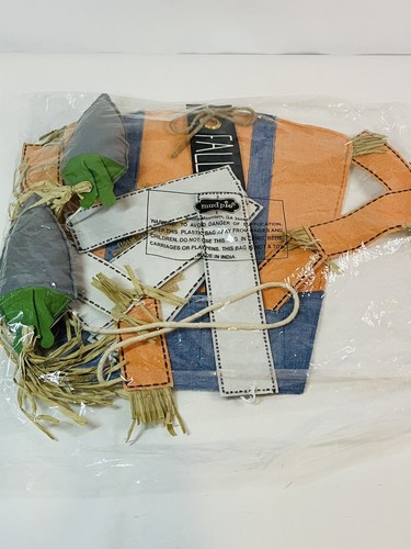 Mud Pie Festive Fall Collection Scarecrow Door Hanger#40060078 NWT - Picture 11 of 11