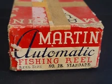 Vintage Martin 2B Automatic EMPTY Fishing Reel Box