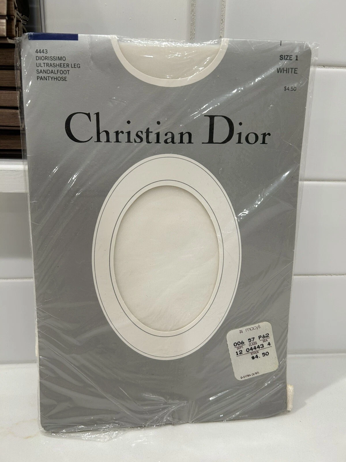 Pantalon blanc ultra pur Christian Dior Diorissimo années 1980 taille 1