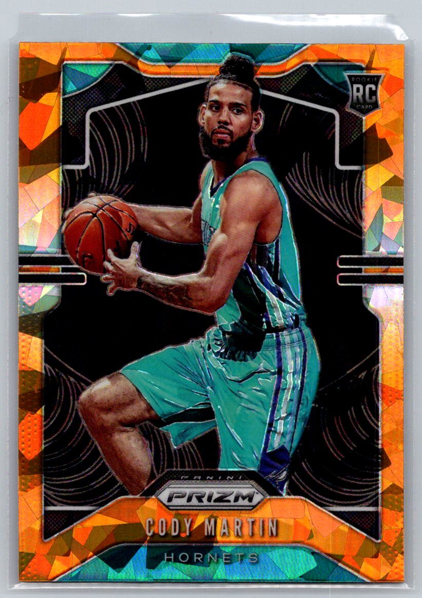 2019  Panini Prizm #278 Cody Martin Orange Ice RC