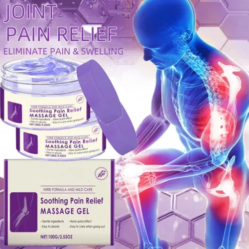 Kresin Joint Pain Gel Purple Gel, Kresin Soothing Pain Massage Gel Neck 100g 1-5 - Picture 1 of 17