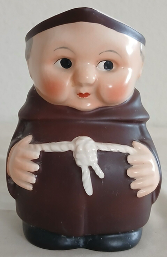 Hummel Goebel Friar Tuck Monk Creamer Pitcher Full Bee From Germany 4.1" Tall