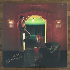 SIGNED Sleater Kinney Little Rope Vinyl LP AUTOGRAPH Beckett BAS COA Autographed