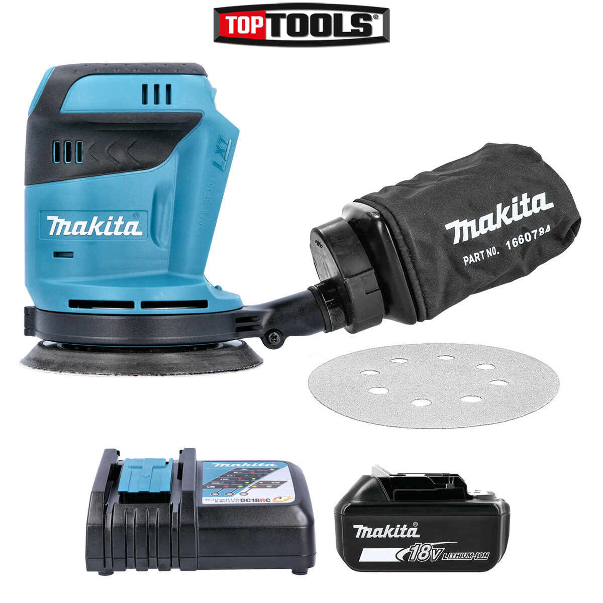 Makita DBO180Z 125mm Random Orbital Sander 18V Bare Unit MAKDBO180Z - Image 23