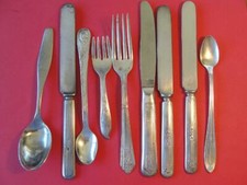 9 pcs. Misc. Vintage Silver Plate Flatware Silverware Baby/Toddler/Youth