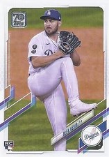 2021 Topps Update #US70 Alex Vesia Los Angeles Dodgers Rookie Card RC