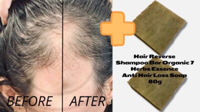 Hair Reverse Shampoo Bar Bio Kräuter Essenz Anti Haarausfall Seife Ganzheitliche Pflege