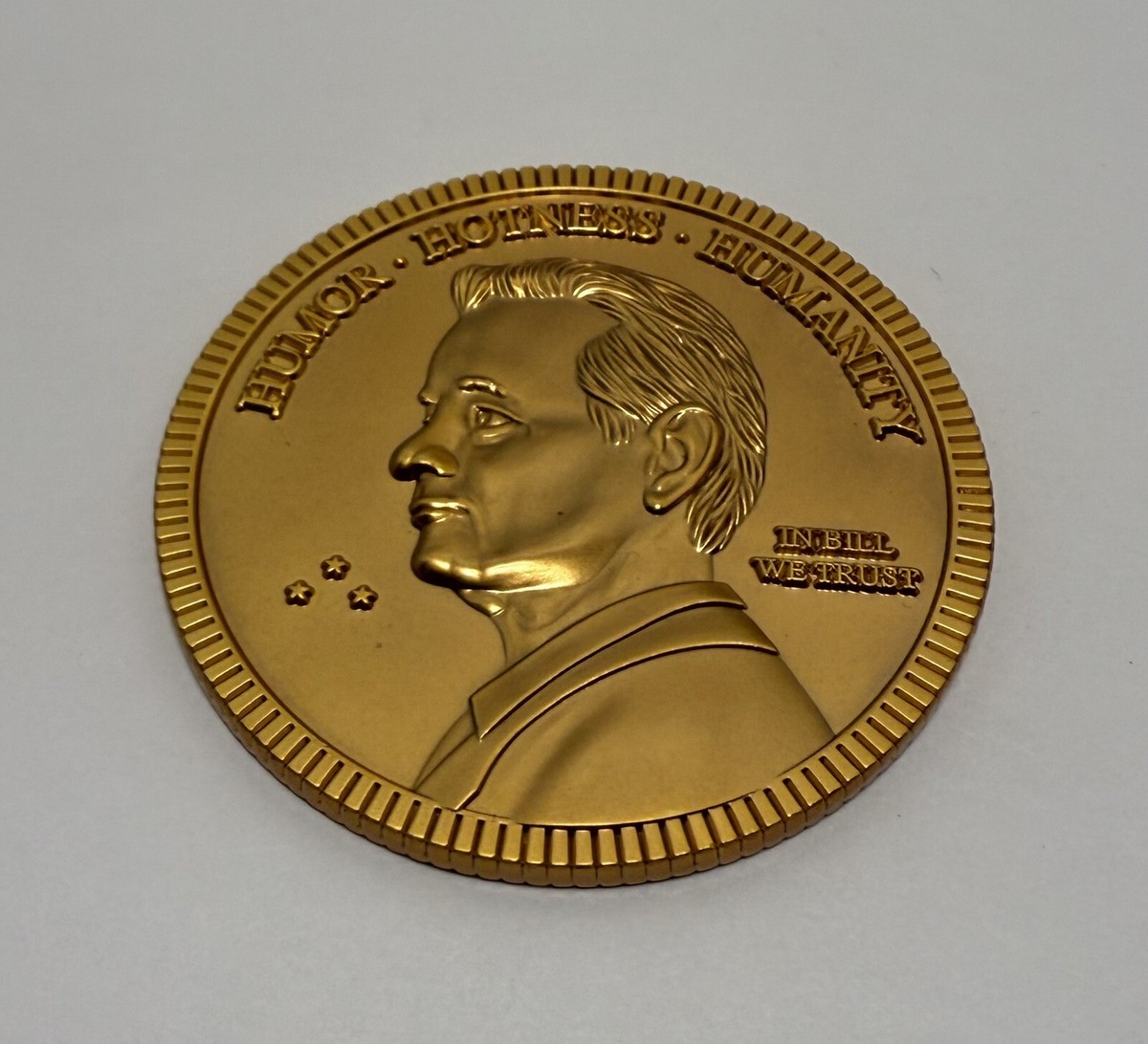 The CHIVE 2018 OG Bill Murray Gold Plated BFM Challenge Coin