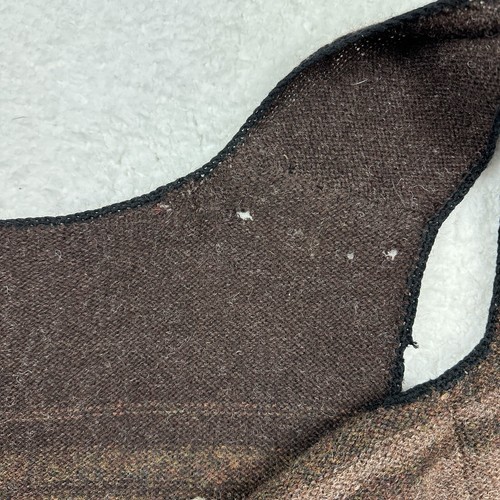 VTG 1999 Susan Bristol Sheep Sweater Vest Shetland Wool Large Brown Lambs *Holes - Afbeelding 9 van 14