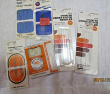 Counted Cross Stitch-Embroidery-Crewel Needle Lot Assorted Boye New Milwards
