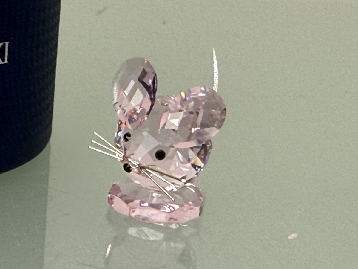 Swarovski Figurine 5382115 Replica Mouse Pink 3.2cm Original Box