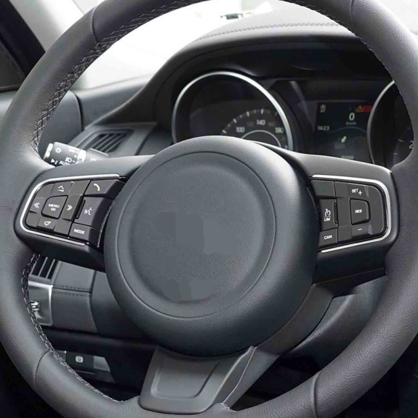Black Alloy Steering Wheel Button For Jaguar XE XF FPACE EPACE FTYPE