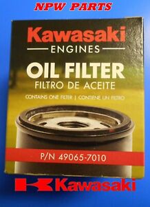 GENUINE OEM KAWASAKI PART # 49065-7010 OIL FILTER PACK OF 4; REPLACES 49065-2078 