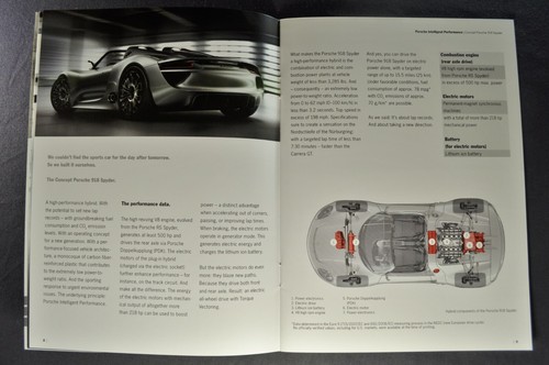 Porsche Concept Prospekt 918 Spyder 911 GT3 Hybrid Cayenne Original 2011-2012 - Bild 5 von 12