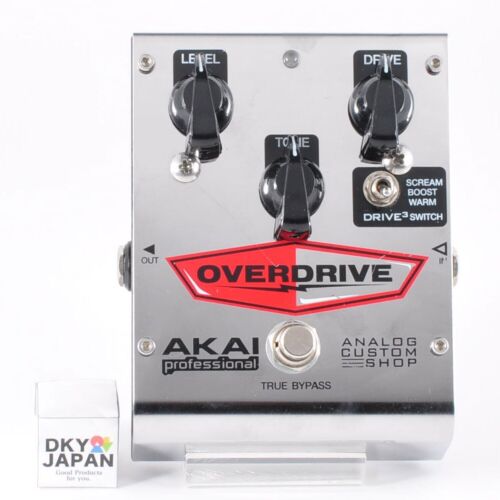 Akai Drive3 Overdrive Distortion Guitar Effects Pedal Opamp JRC4558DD Used Fm JP - Picture 1 of 16
