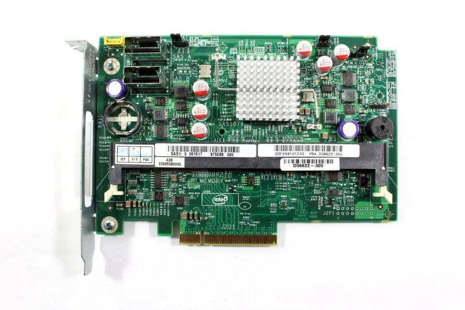 Intel Fujitsu SAS1078 Dual Port SAS RAID Server Controller PCI-E D56622-305 - Image 2 of 4