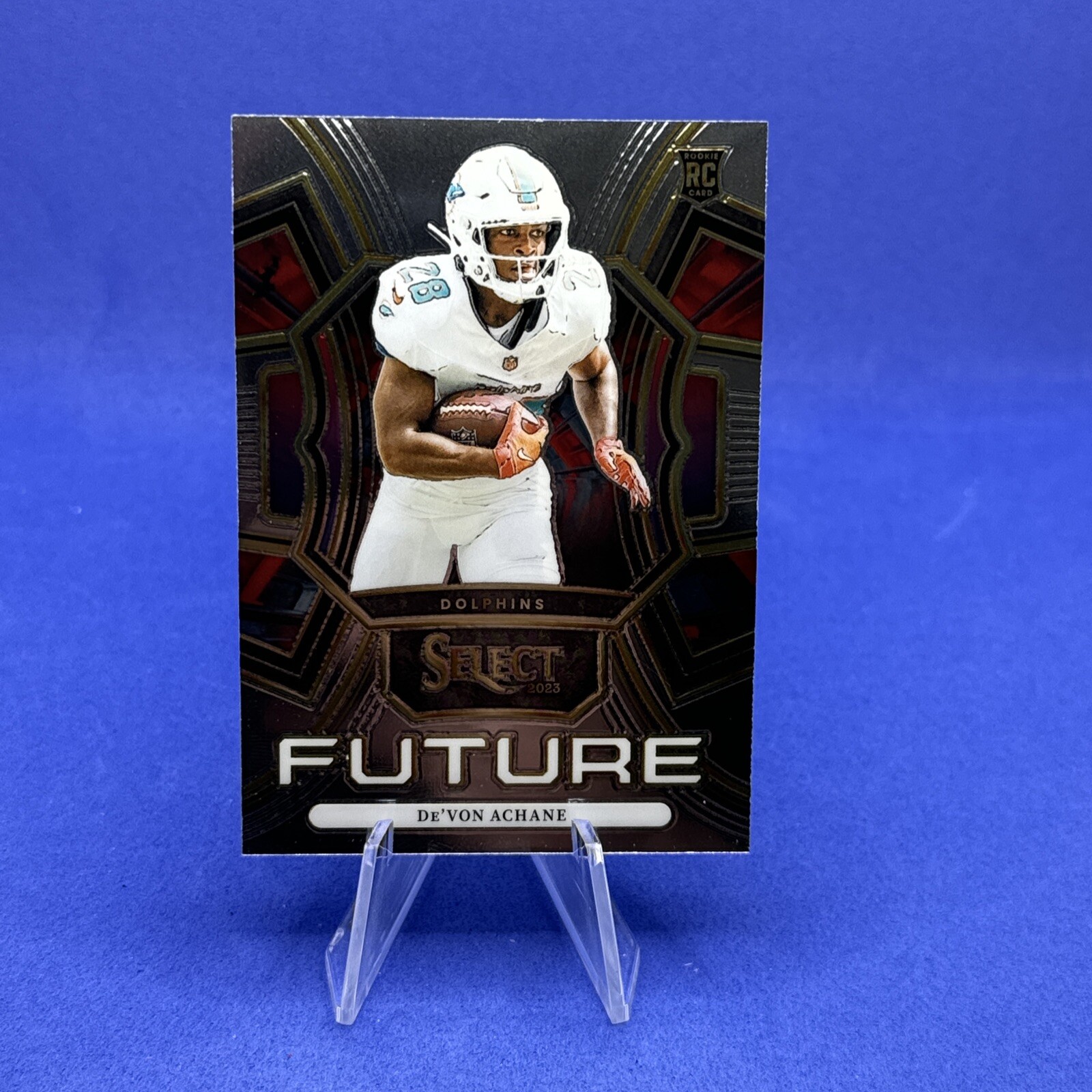 2023 Panini Select De’von Achane Future #FUT-DAC - Miami Dolphins