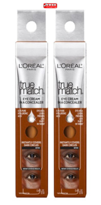 L'Oreal Paris True Match Eye Cream in a Concealer, C9-10 Deep Profond -Pack of 2
