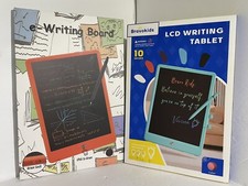 2 Pack LCD Writing Tablet for Kids, Colorful 10 Inch Doodle Board Drawing Pad