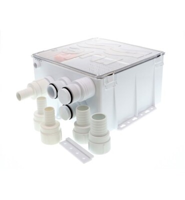 Rule Shower Drain Box W/800 Gph Pump - 12V 98B
