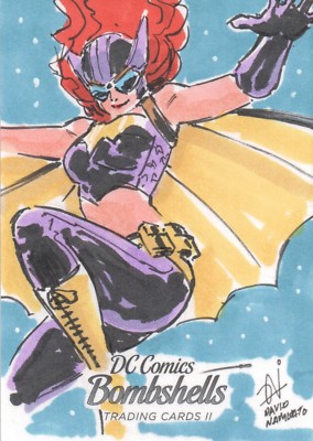 DC Comics Bombshells 2, David Namisato Sketchkarte 1/1