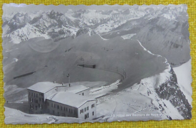 Ansichtskarte Montreux, Grandhotel des Roches de Naye et les Alpes  (47-24)