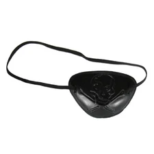See Through Skull Pirate Eye Patch Costume Accessory ~ HALLOWEEN PARTY NOVELTY