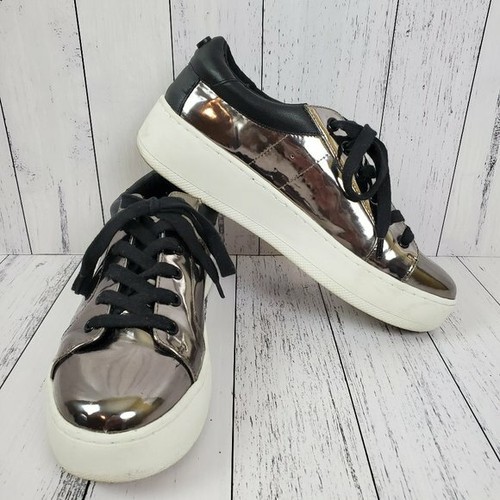 steve madden silver platform sneakers