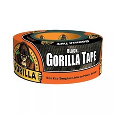 Black Gorilla Duct Tape Heavy Duty 1.88 Inches X 30 Yard One Roll