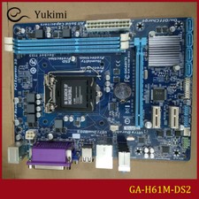 FOR GIGABYTE GA-H61M-DS2 DDR3 2 LGA1155 16GB VGA Micro ATX Motherboard Test OK