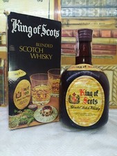 Whisky King Of Scots 75cl 43% Anni 60 IMP. Faled Con Box 