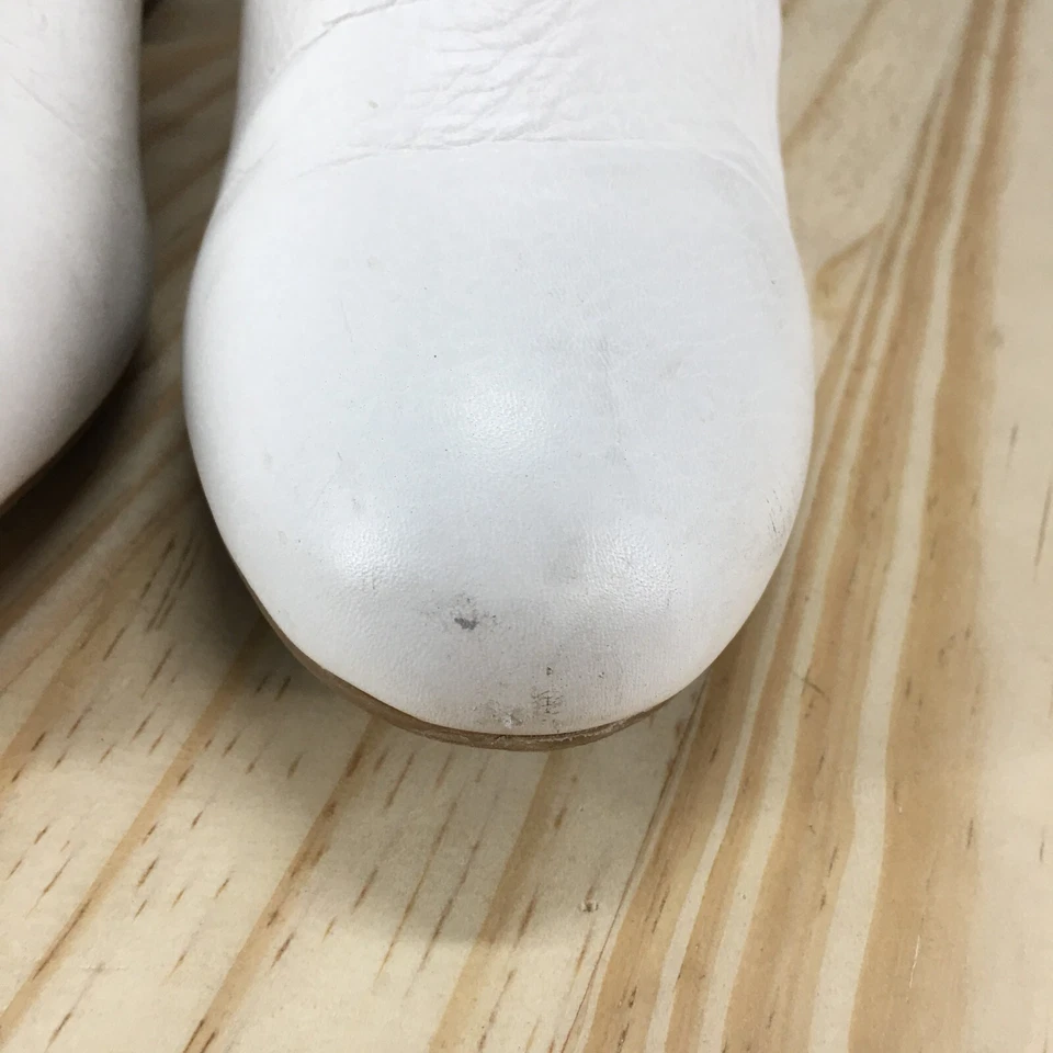 Botas Aldo para Mujer 8.5 Botín Blanco Cremallera Lateral Informal Cómodas Tacones Bloque Foto 4 de 4