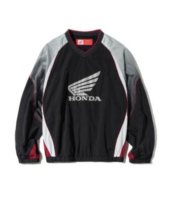 トップスその他 HONDA MOTORCYCLE Honda Speed Track nylon Long sleeve Black H Genuine Honda Motor Cycle Honda Speed Track Nylon Long