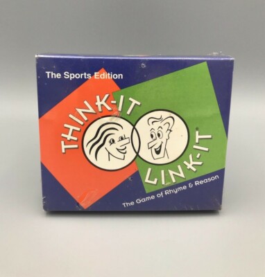 2000 TLI SPORTS EDITION GAMES THINK-IT, LINK-IT GAME OF RHYME & REASON - NOS
