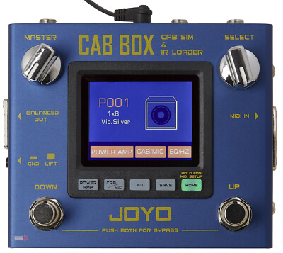 JOYO R-08 Cab Box Modelling and IR Cab Loader Guitar/ Bass Effects Pedal New