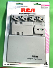 RCA Dual Wattage Foreign Voltage Adapter 50 Watts/1600 Watts Model AH260R