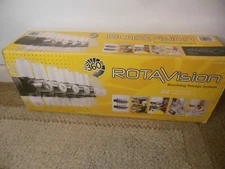 Rotavision Revolving Storage System 24 Compartments 21"×5"×7.6" Open Box